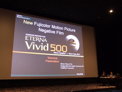 후지필름, 고감도 영화용 필름 ‘ETERNA Vivid 500’ 시연회 개최