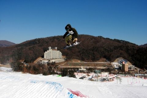 2009년 빅에어 경기장면