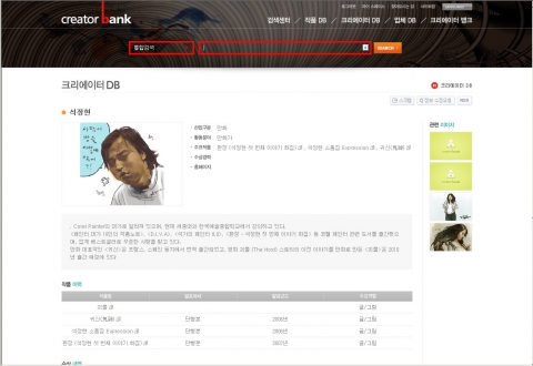 석정현 작가의 소개페이지
