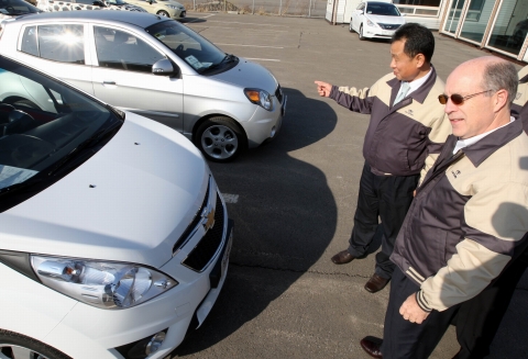팀 리 사장 GM DAEWOO 차량시승