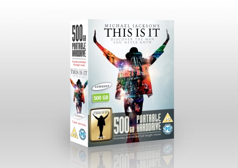 Samsung 500GB External HDD Available Pre-loaded with ‘Michael Jackson’s THIS IS IT’