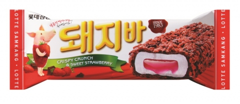 롯데삼강의 국민아이스크림 ‘돼지바’ 패키지 리뉴얼