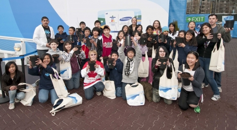 Following Samsung’s Eco-Class on the lessons of climate change at the Olympic Rendezvous @ Samsung d