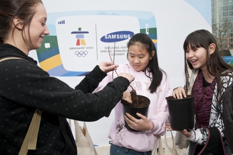 Following Samsung’s Eco-Class on the lessons of climate change at the Olympic Rendezvous @ Samsung d