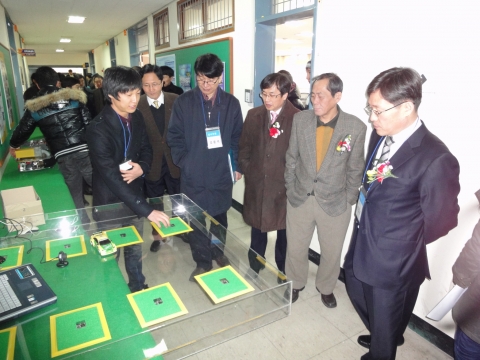 군산대학교 공학교육센터 창의설계작품 경진대회 개최 모습