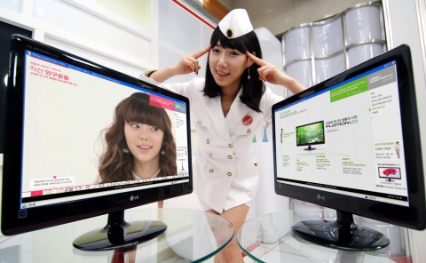 “LG전자 LED LCD 모니터로 웰싱(Well-Seeing)하세요”