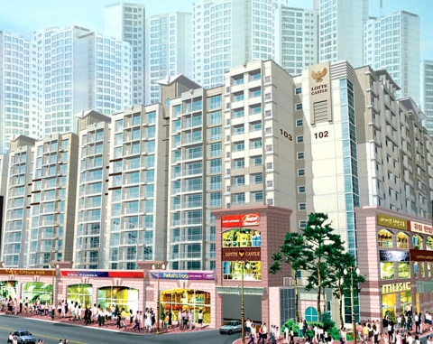 롯데캐슬 피렌체, 단지 내 상가 잔여분 분양