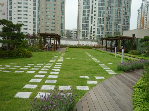 외국인 관광객도 즐겨찾는 강남구청 옥상공원