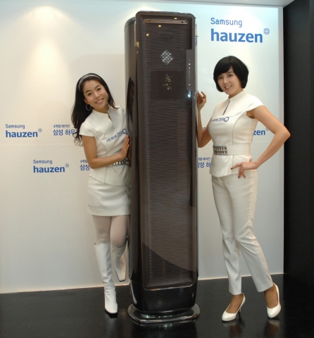 삼성전자가 금년 1월 출시한 가정용 에어컨 신제품