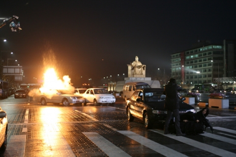 드라마 '아이리스' 이미지-광화문