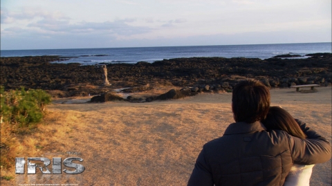 드라마 '아이리스' 이미지-제주 해비치 앞 해녀동상