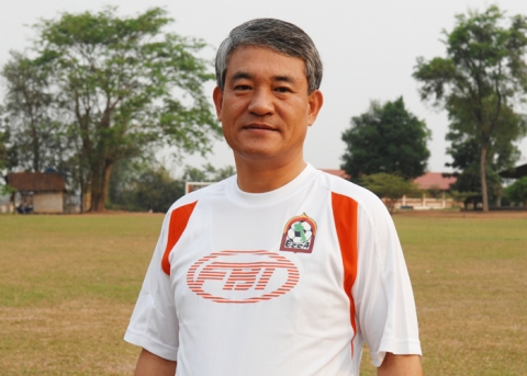 라오스 1부 리그 '에스라축구단' 김재양(53) 단장