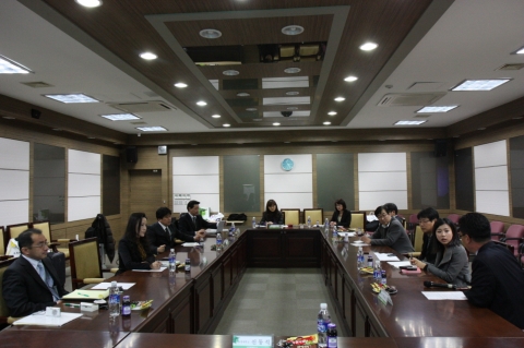 11일 동명대학교에서의 큐슈관계자 회의 장면3