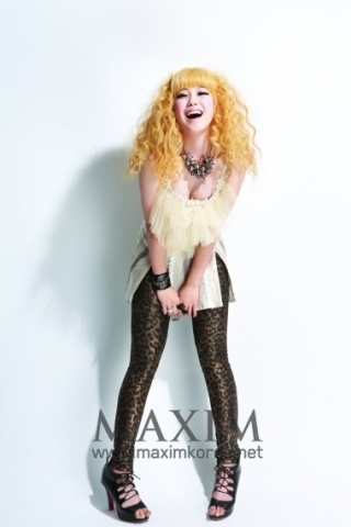남성지 MAXIM 재창간호 첫 주자로 화보 촬영한 시크릿