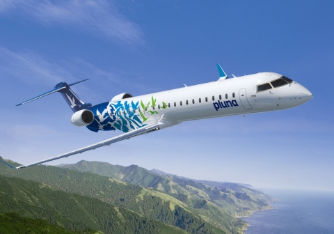 Pluna의 CRJ900 NextGen 항공기