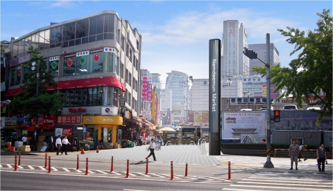 게이트 상징조형물 변경 후 조감도
