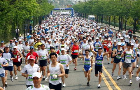 2009년 열린 ‘제 10회 울산•현대 산악마라톤 대회’