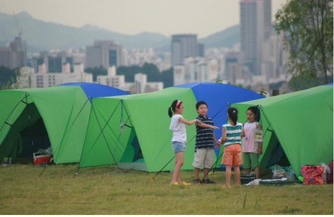 노을캠핑장(2009년 사진)