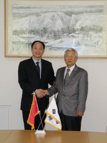 중국 남화공상대학교 총장단, 동명대 방문
