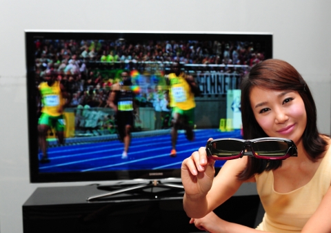 삼성전자, 3D TV 삼각편대로 3D TV 시장 맹공
