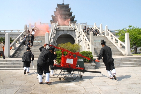 서울시, 덕수궁에서 조선시대 궁중소방 재현
