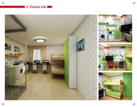 (안산 씨모션빌 원룸텔 내부 인테리어)