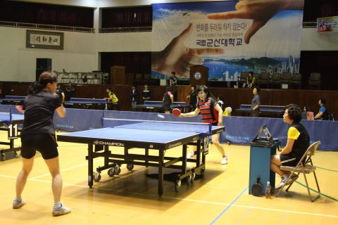 군산대 총장배 게이트볼 대회 및 여자 동우회 탁구대회 성료