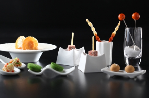 피에르 가니에르 서울 테이스팅 메뉴 중 푀유테 요리 가로컷