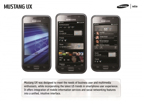 동상을 수상한 컨셉제품 '스마트폰 UX(User Experience)'