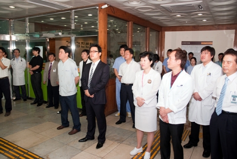 김해중앙병원, 개방형 MRI 2호기 가동식 개최