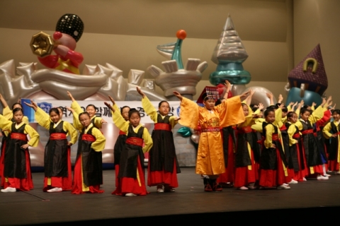 초등부 대상팀인 의정부 호원초등학교 경연대회 사진