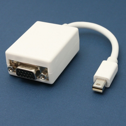 애플 매킨토시 노트북의 mini displayport 를 DVI,HDMI,VGA신호로 출력할 수 있다.