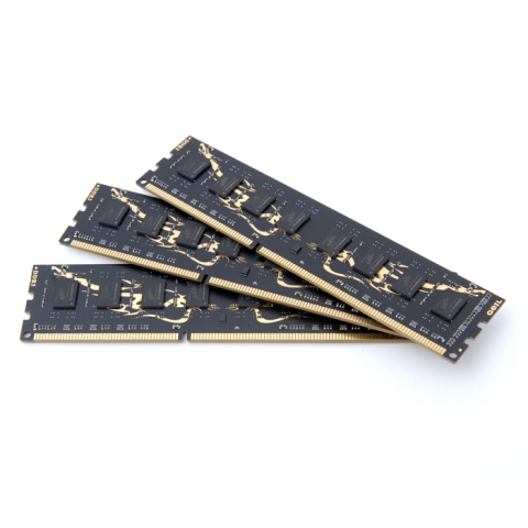 게일(GEIL)사의 고사양 고성능 PC메모리 블랙 드래곤(BLACK DRAGON) DDR3 제품
