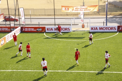 기아자동차는 남아프리카 공화국 요하네스버그의 원더러스 축구 경기장(Wanderers Soccer Park)에서 아마추어 축구 국가대항전인『기아차 미니월드컵 글로벌 결승대회(Kia 