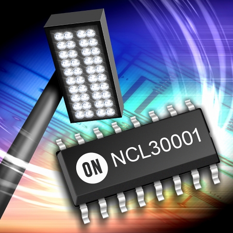 온세미컨덕터 새 집적형 LED 드라이버, 천장등, 도로 및 건축 조명 애플리케이션의 시스템 효율성 개선