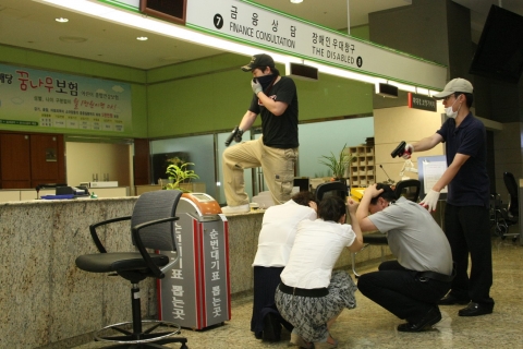 우체국, 현금강탈사고 예방 모의훈련