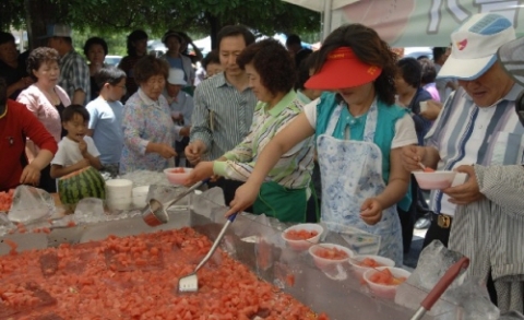 대형 수박화채 만들기(부대행사)