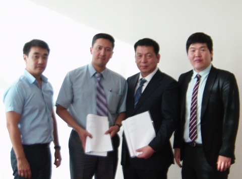 카자흐스탄 A사와 5,000만불 공급 계약 체결