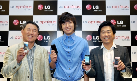‘꽃남’ 이민호, 아시아 지역서 LG ‘옵티머스’ 알린다