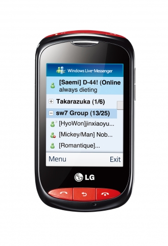 LG Wink firsr touch phone series for Generation Z