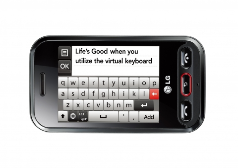 LG Wink firsr touch phone series for Generation Z
