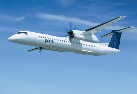 Porter Airlines Q400 NextGen 항공기