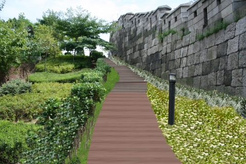 서울성곽 외측 구간(공사후)