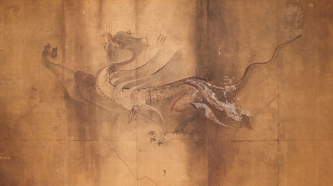 강서중묘 널방 서벽 백호도