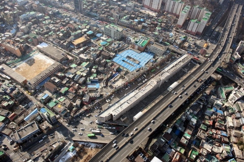 홍제1구역(항공사진)