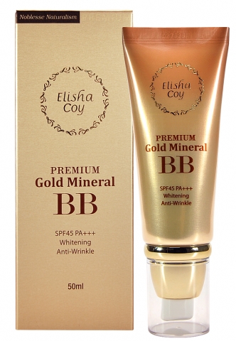 골드와 미네랄 성분으로 촉촉하고 윤기나는 광채 피부로 연출해주는 엘리샤코이 "프리미엄 골드 미네랄 비비"