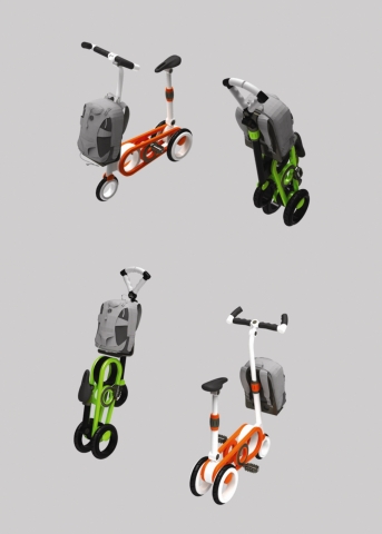 자전거부문 은상 Bag and Folder bicycle