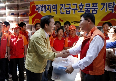 SK, 수도권 수해복구 지원 나서