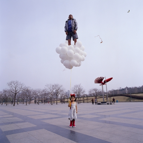 LI Wei (China) Balloons #2 2009, digital c-print, 176×176cm