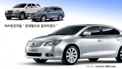 신형 그랜저 알페온 등 ‘준대형’ 누가 살까